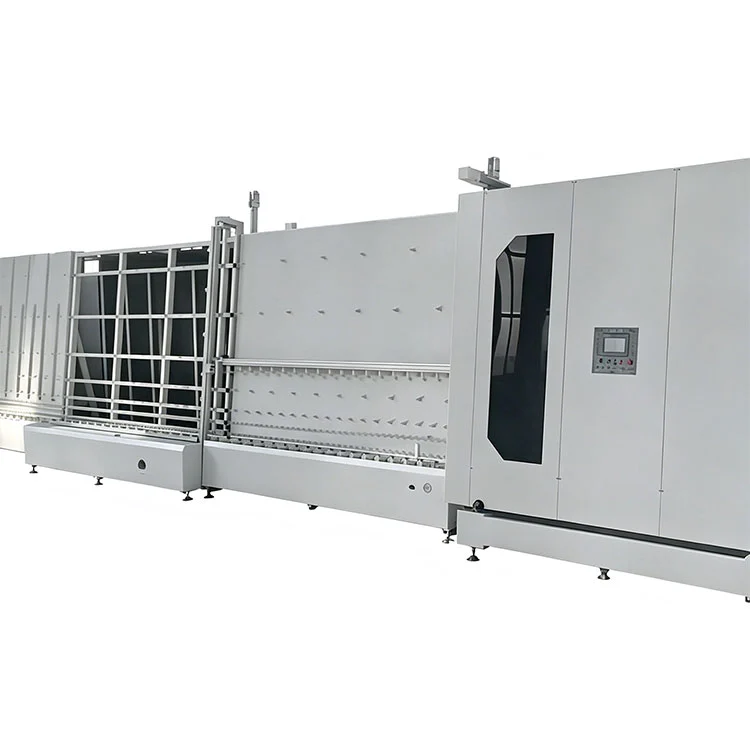 Производствена линия за изолирано стъкло с CNC преса за измиване и сушене