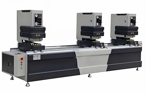 Триглава машина за безшевно заваряване на PVC врати и прозорци